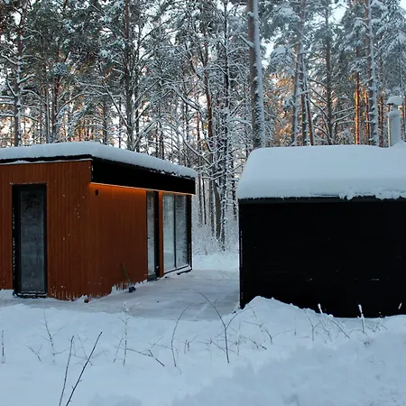Apartmán Minimaja Ja Saunamaja Vaatega Maennimetsale Syytme