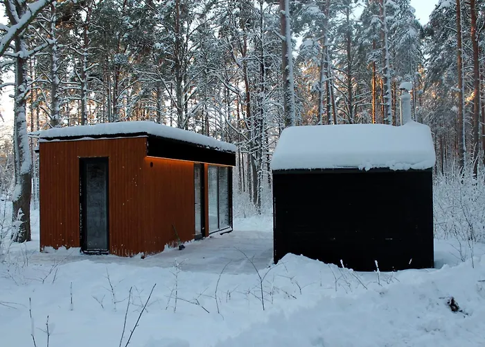 Apartmán Minimaja Ja Saunamaja Vaatega Maennimetsale Syytme