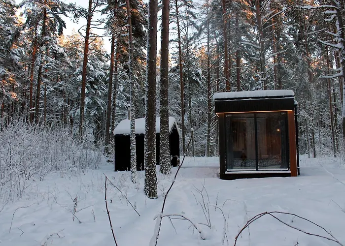 Apartmán Minimaja Ja Saunamaja Vaatega Maennimetsale