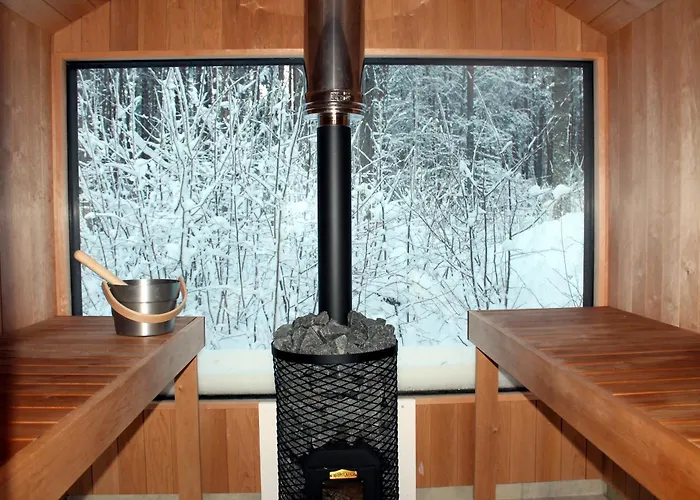 Minimaja Ja Saunamaja Vaatega Maennimetsale Apartmán Syytme