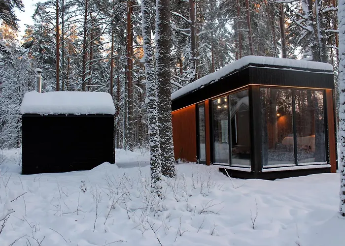 Minimaja Ja Saunamaja Vaatega Maennimetsale Apartmán *